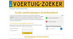 Desktop Screenshot of aanhangwagen.voertuig-zoeker.nl